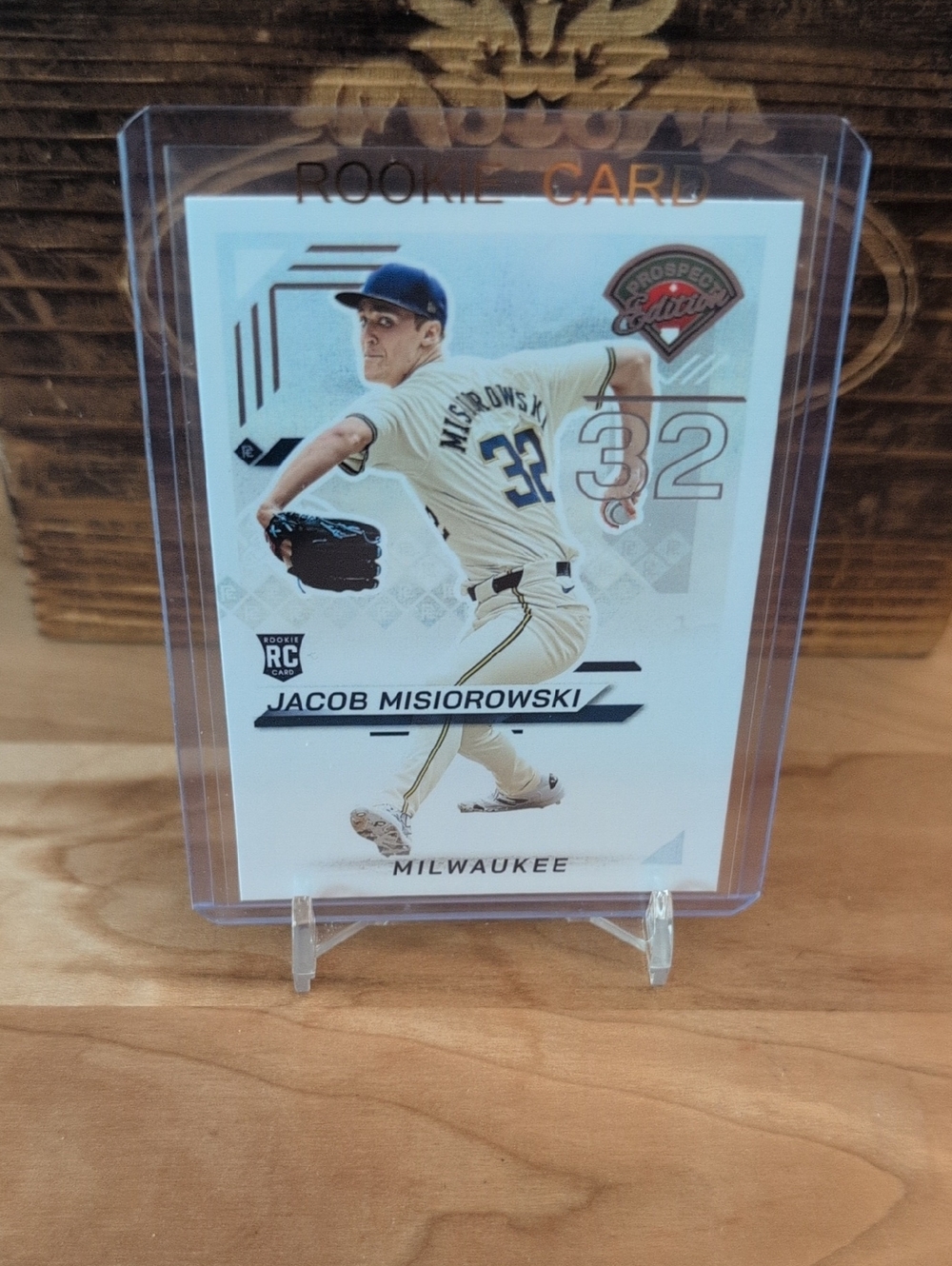 2025 Panini Jacob Misiorowski Prospect Edition Rookie Card Brewers